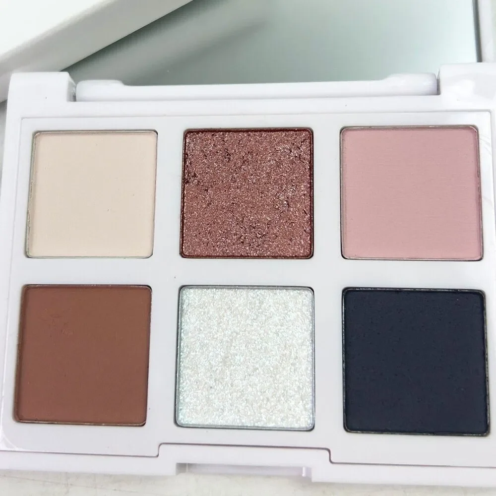 NIB Lithe Astral 6-Pan Eyeshadow Palette, Neutral Shimmer Metallic